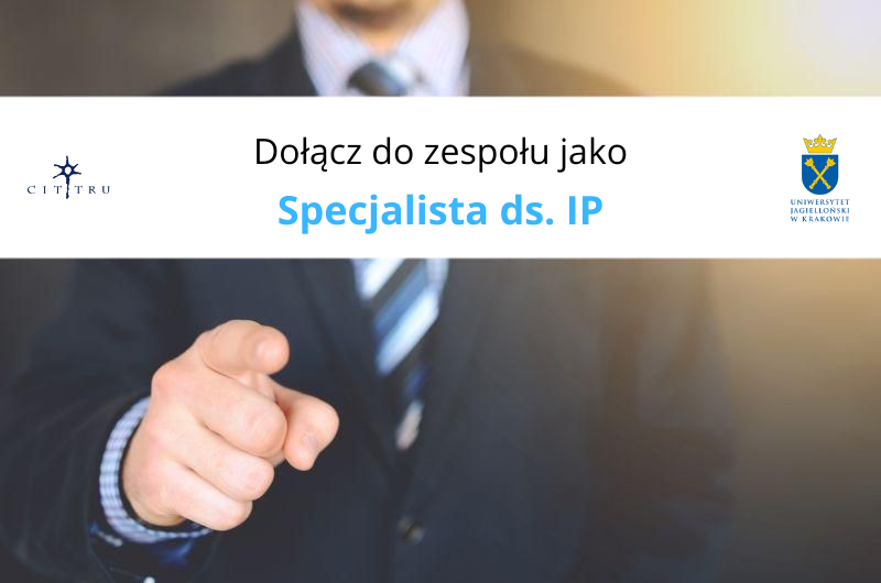 Ogłoszenie o pracę: Specjalista ds. IP